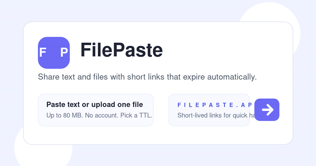 How to Share a File with a Link Instead of an Attachment | FilePaste